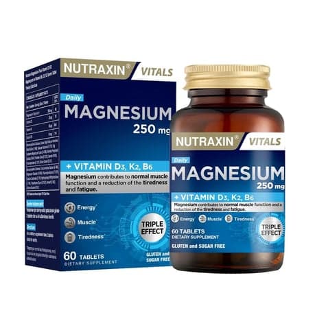 Nutraxin Vitals Magnesium Daily 250 mg 60 Tablet