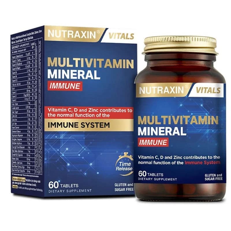 Nutraxin Multivitamin Mineral Bağışıklık 60 Tablet