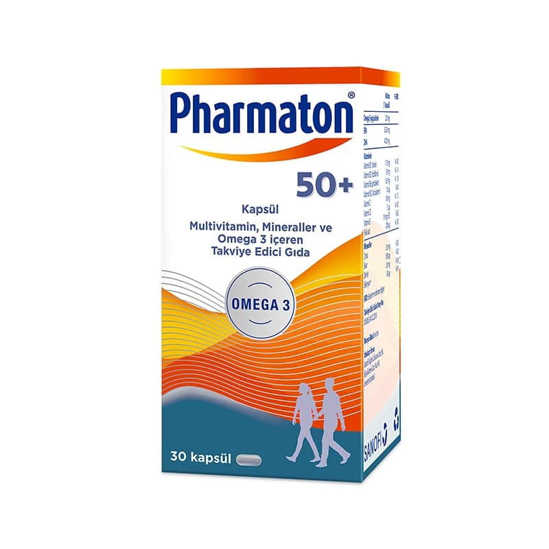 Pharmaton 50+ Plus 30 Kapsül
