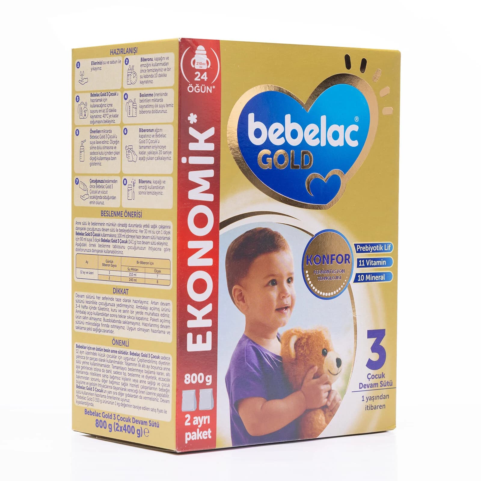 Bebelac Gold 2 Devam Sütü 800 gr 6-12 Ay