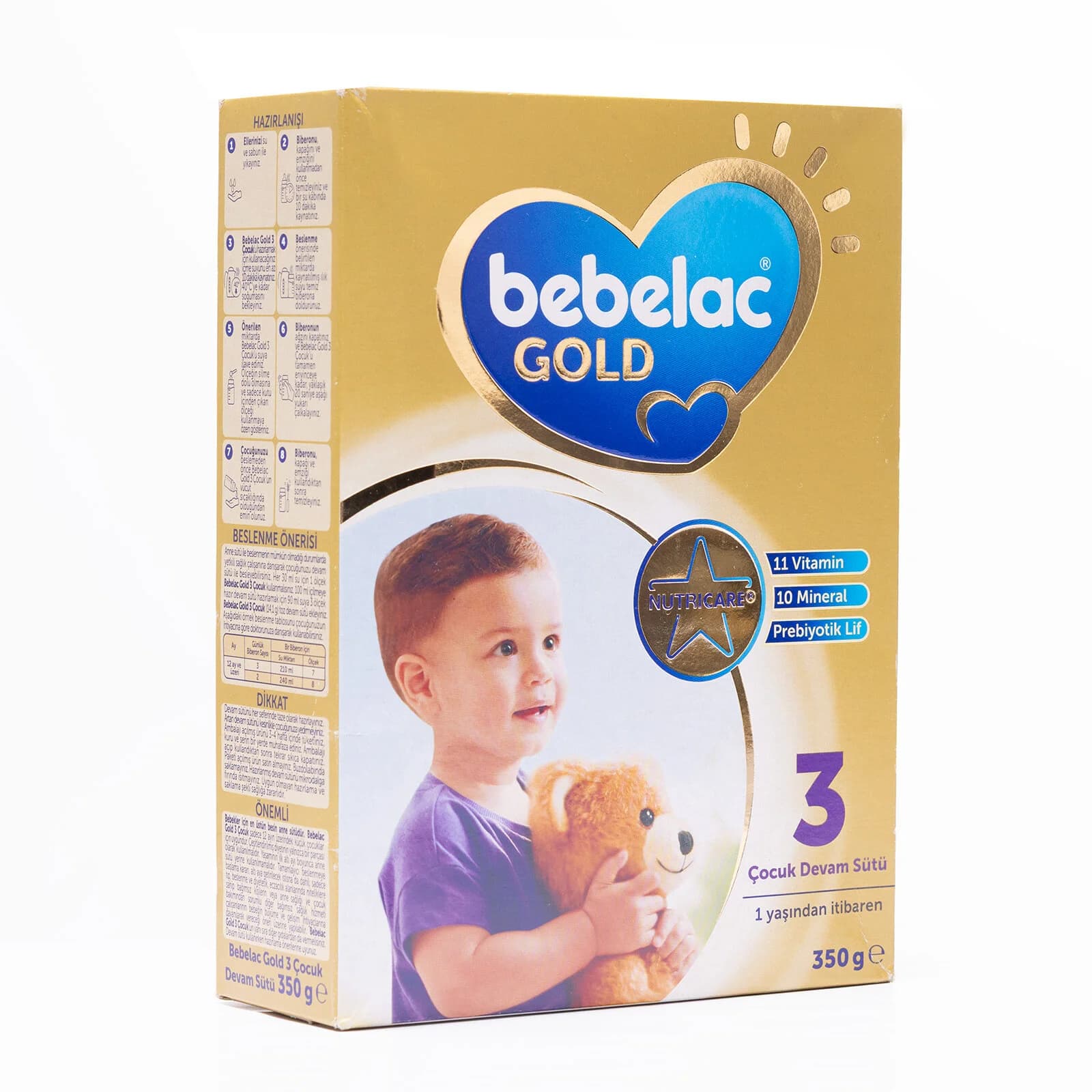 Bebelac Gold 3 Çocuk Devam Sütü 350 gr 1+ Yaş