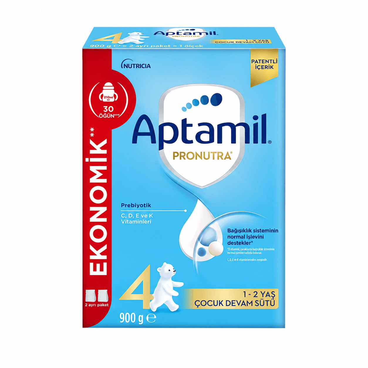 Aptamil 4 Çocuk Devam Sütü 1000 gr 1+ Yaş