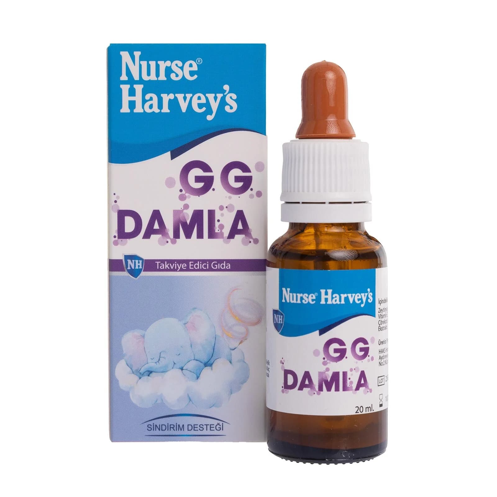 Nurse Harvey's Bitkisel Gaz Giderici Damla 20 ml